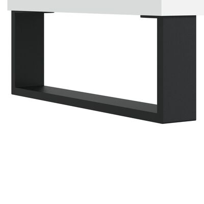 vidaXL Meuble TV blanc 150x30x50 cm bois d'ingénierie