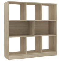 vidaXL Bibliothèque Chêne sonoma 97,5x29,5x100 cm Bois d'ingénierie