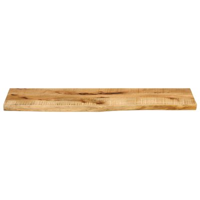 vidaXL Dessus de table 110x40x3,8cm bord vif bois massif manguier brut