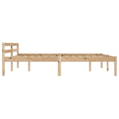 vidaXL Cadre de lit sans matelas bois massif de pin 160x200 cm