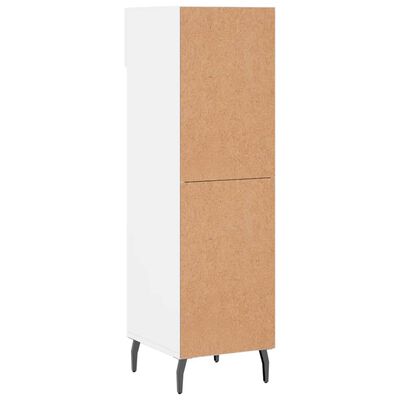 vidaXL Armoire à chaussure Blanc brillant 30x35x105 cm Bois ingénierie