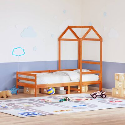 vidaXL Toit de lit pour enfants 98x70x176,5 cm bois de pin massif