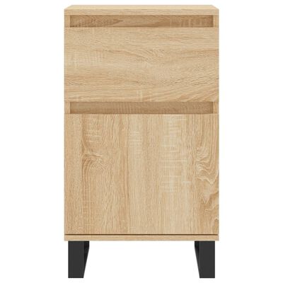 vidaXL Buffets 2 pcs chêne sonoma 40x35x70 cm bois d'ingénierie