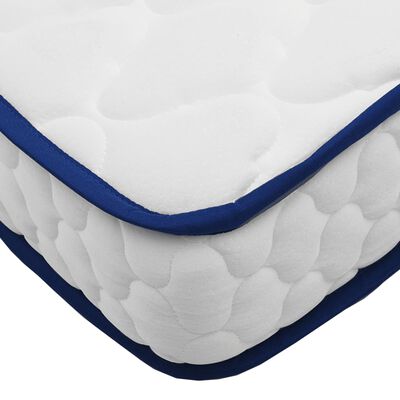 vidaXL Matelas en mousse à mémoire de forme blanc 100x200x17 cm