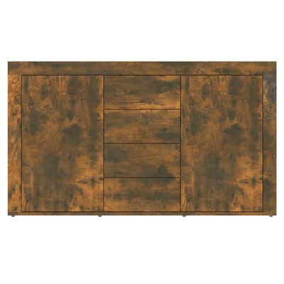 vidaXL Buffet Chêne fumé 120x36x69 cm Bois d'ingénierie