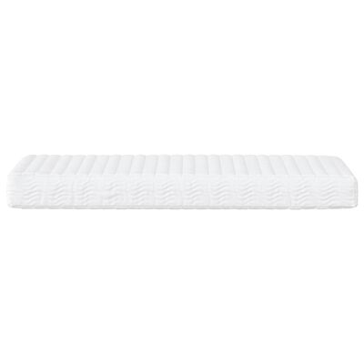 vidaXL Lit de jour avec matelas gris foncé 100x200 cm tissu