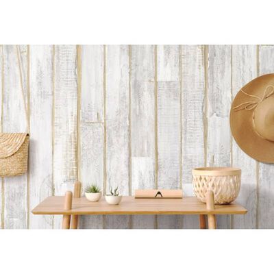 Grosfillex Carreau de revêtement mural Accent 9 pcs 15,4x120 cm Taïga