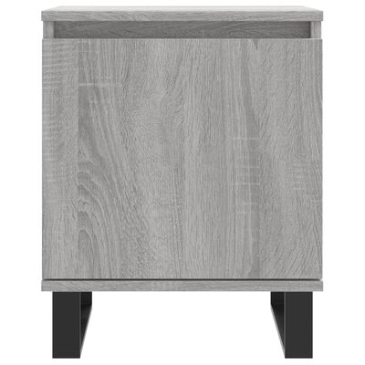 vidaXL Table de chevet sonoma gris 40x30x50 cm bois d'ingénierie