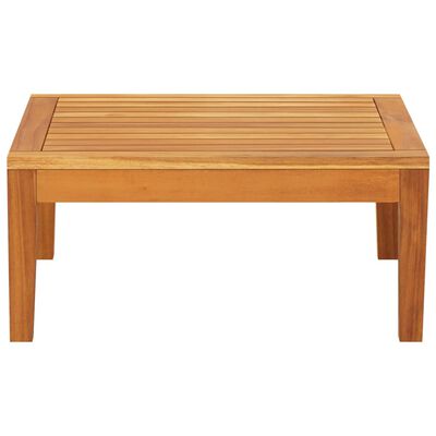 vidaXL Table de jardin 64x64x29 cm bois d'acacia massif