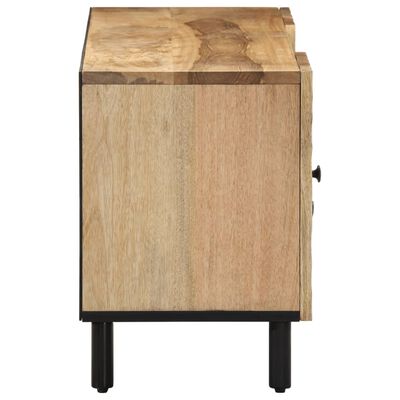 vidaXL Meuble TV 105x33x46 cm Bois massif de manguier