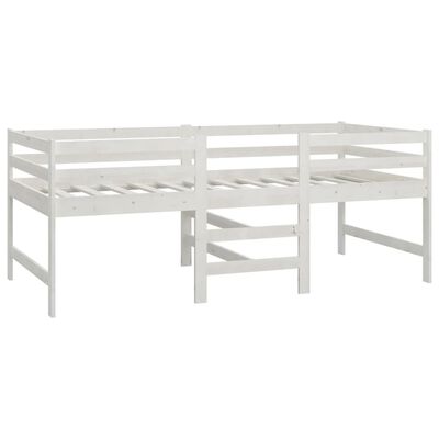 vidaXL Cadre de lit sans matelas blanc 90x200 cm bois de pin massif