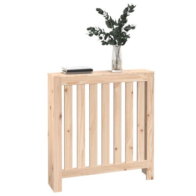 vidaXL Cache-radiateur 79,5x19x84 cm Bois massif de pin