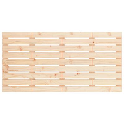 vidaXL Tête de lit murale 156x3x63 cm Bois massif de pin