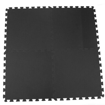 Pool Improve Protection de sol de piscine Noir 50x50 cm 8 pcs