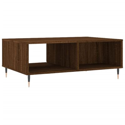 vidaXL Table basse chêne marron 90x60x35 cm bois d'ingénierie