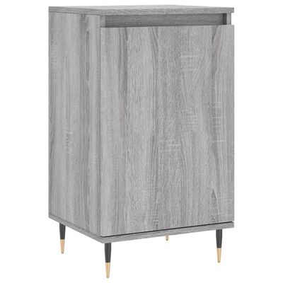 vidaXL Buffets 2 pcs sonoma gris 40x35x70 cm bois d'ingénierie