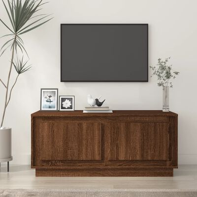 vidaXL Table basse chêne marron 102x50x44 cm bois d'ingénierie