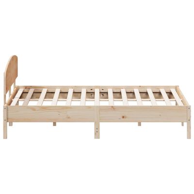 vidaXL Cadre de lit sans matelas 200x200 cm bois massif de pin