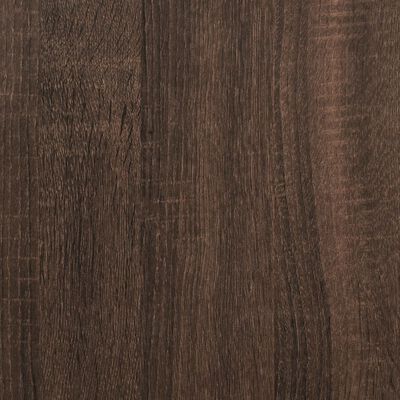 vidaXL Supports pour plantes 2 pcs chêne marron bois d'ingénierie