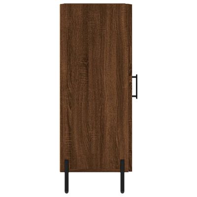 vidaXL Buffet Chêne marron 34,5x34x90 cm Bois d'ingénierie