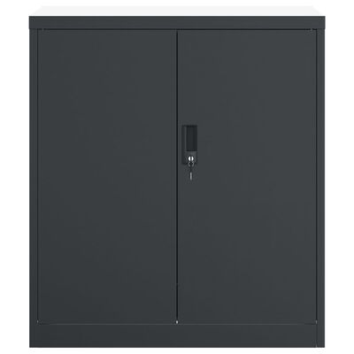 vidaXL Classeur anthracite 79x40x90 cm acier