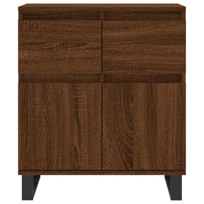 vidaXL Buffet Chêne marron 60x35x70 cm Bois d'ingénierie