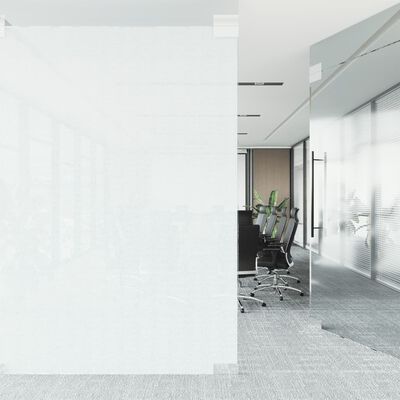 vidaXL Film pour fenêtre dépoli blanc 45x2000 cm PVC