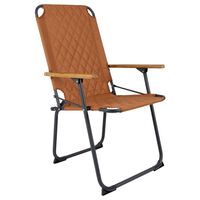 Bo-Camp Chaise de camping pliable Jefferson Argile