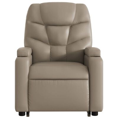 vidaXL Fauteuil inclinable de massage Cappuccino Similicuir