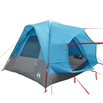 vidaXL Tente de voiture 4 personnes bleu imperméable