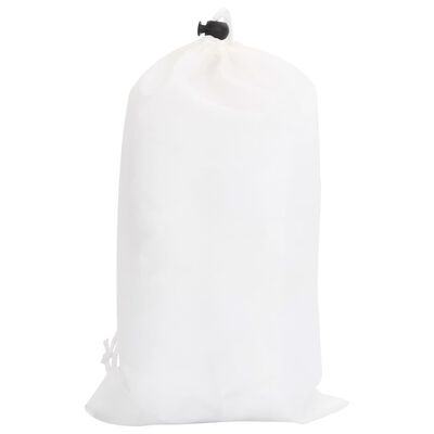 vidaXL Filet de camouflage avec sac de rangement 292x213 cm blanc