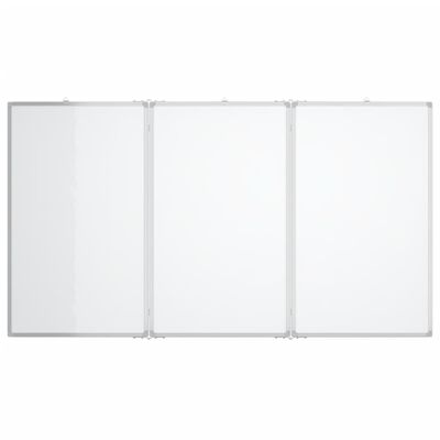 vidaXL Tableau blanc magnétique pliable 120x100x1,7 cm aluminium