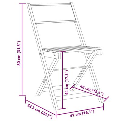 vidaXL Chaises de jardin pliantes lot de 8 taupe tissu et bois massif