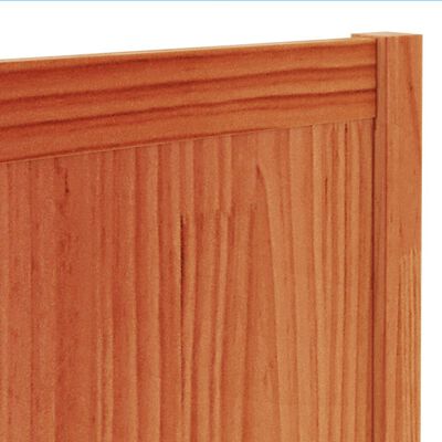 vidaXL Tête de lit cire marron 100 cm bois massif de pin