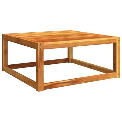 vidaXL Table de jardin 65x65x29 cm bois massif d'acacia