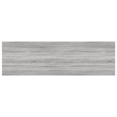 vidaXL Étagères murales 4 pcs sonoma gris 100x30x1,5cm bois ingénierie