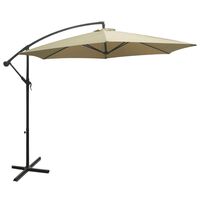 HI Parasol déporté Beige 3 m UV50+