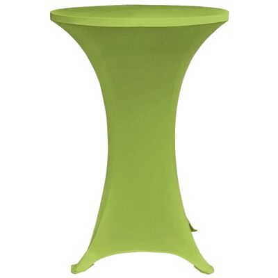 vidaXL Housse de table extensible 2 pcs 80 cm Verte