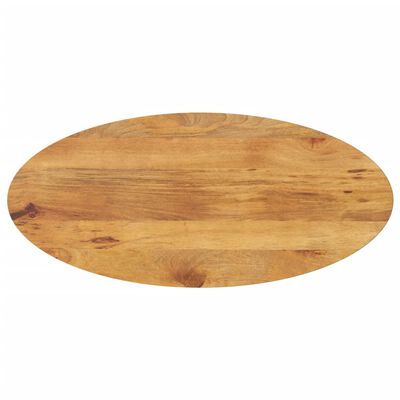 vidaXL Dessus de table 80x40x2,5 cm ovale bois massif de manguier