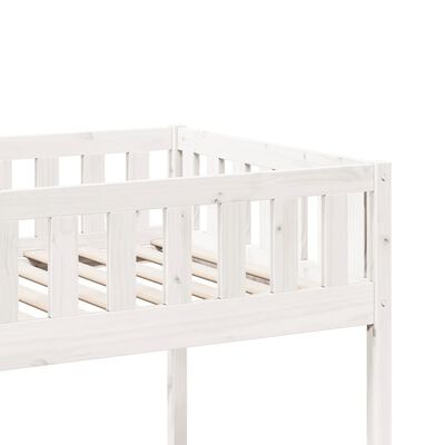 vidaXL Lit pour enfants sans matelas blanc 75x190cm bois de pin massif