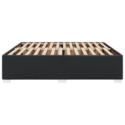 vidaXL Cadre de lit sans matelas noir 180x200 cm similicuir