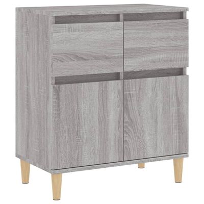 vidaXL Buffet Sonoma gris 60x35x70 cm Bois d'ingénierie