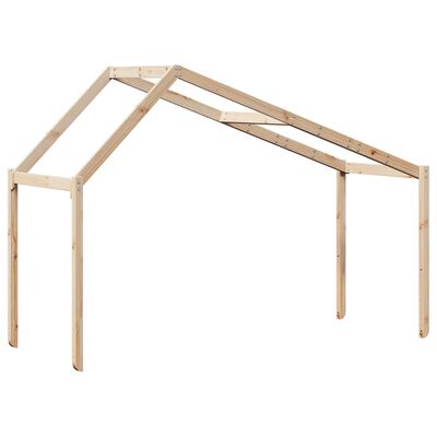 vidaXL Toit de lit pour enfants 203x80,5x142 cm bois de pin massif