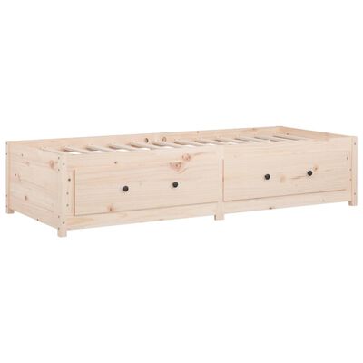 vidaXL Lit de jour sans matelas 90x190 cm bois de pin massif