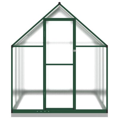 vidaXL Serre avec cadre de base vert 224x169x202 cm aluminium