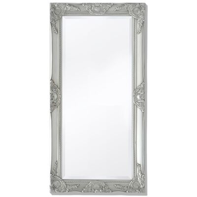 vidaXL Miroir mural style baroque 100x50 cm Argenté