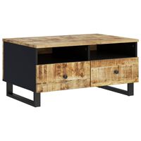 vidaXL Table basse 80x54x40 cm Bois de manguier solide et d'ingénierie