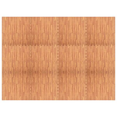 vidaXL Tapis de sol 12 pcs Grain de bois 4,32㎡ Mousse EVA