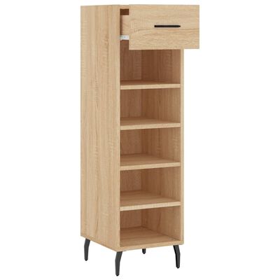 vidaXL Armoire à chaussures chêne sonoma 30x35x105cm bois d'ingénierie