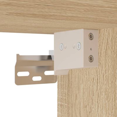 vidaXL Armoires murales 2 pcs chêne sonoma bois d'ingénierie